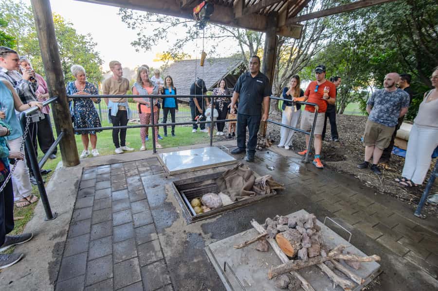 Waitangi: Treaty Grounds Hāngī and Concert Combo Pass - Returning to the café for dinner