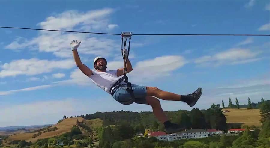 Waitomo Caves 1-Kilometer-Long Zipline Tour - Longer rides lead toward Waitomo Lookout Point