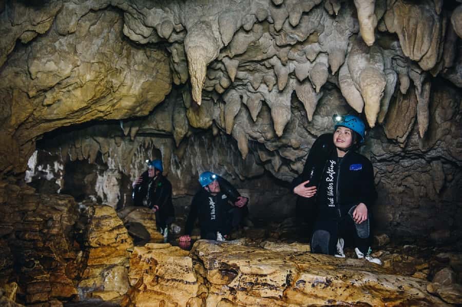 Waitomo Caves: Labyrinth Black Water Rafting Experience - The quiet reward: floating beneath the glowworms