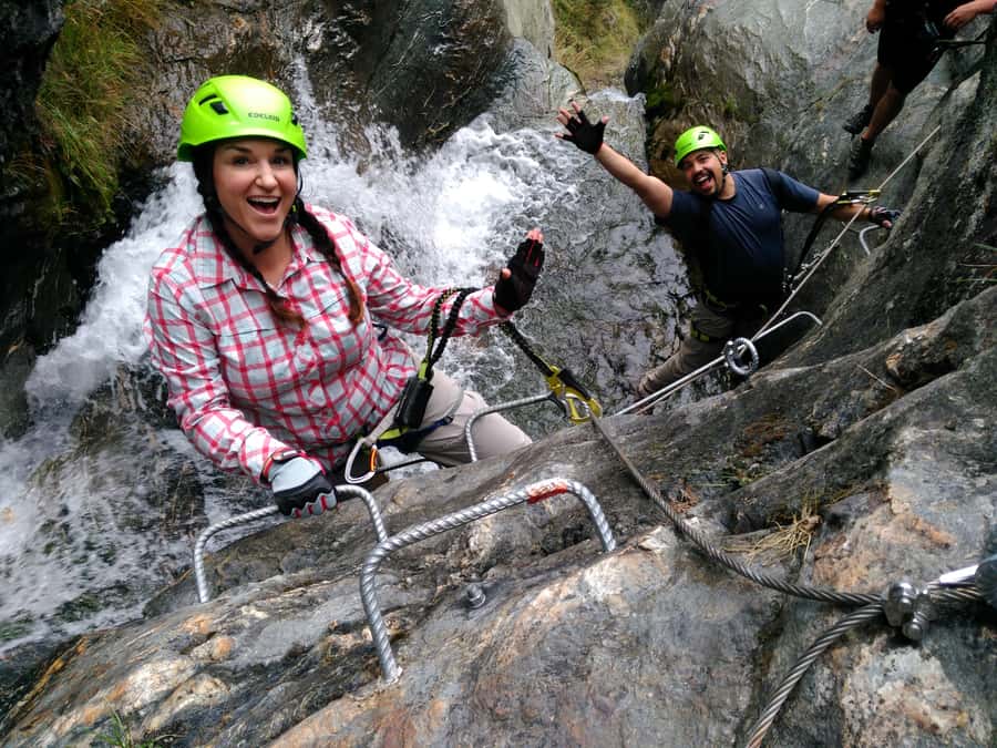 Wanaka: 2-Hour Beginner Waterfall Cable Climb - Suspension bridges, ladders, and the view from above