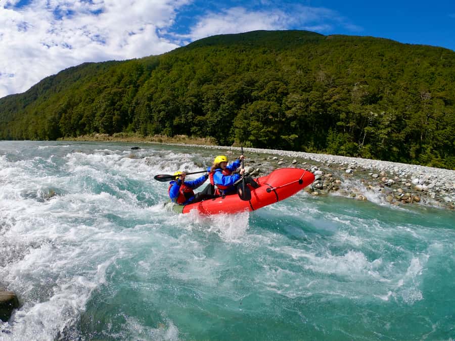 Wanaka: Full-Day Guided Packrafting Tour with Lunch - Turquoise swimming holes and the final 90 minutes