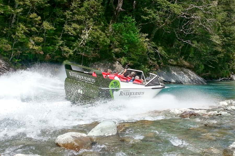 Wanaka: Jet Boat & Wilderness Walk - A 50-minute forest walk beneath the ice