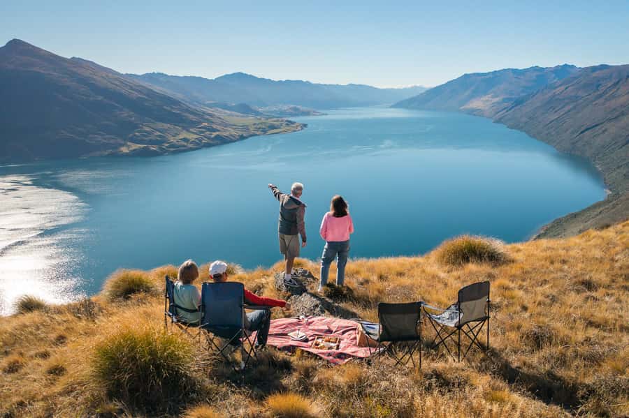 Wanaka: Mount Burke 4x4 Explorer and Boat Tour - The Mount Burke viewpoint