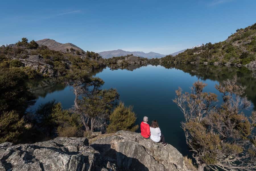 Wanaka: Water Taxi & Mou Waho Island Tour - Swimming in Lake Wanakas upper island lake
