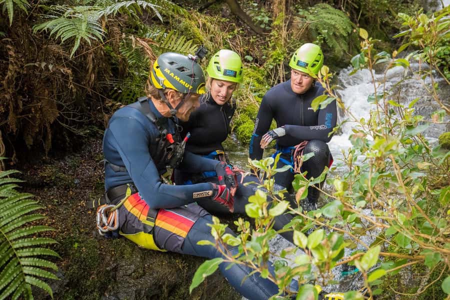 Wanaka: Waterfall Climb and Canyon Tour - Starting with the Level 1 cable climb