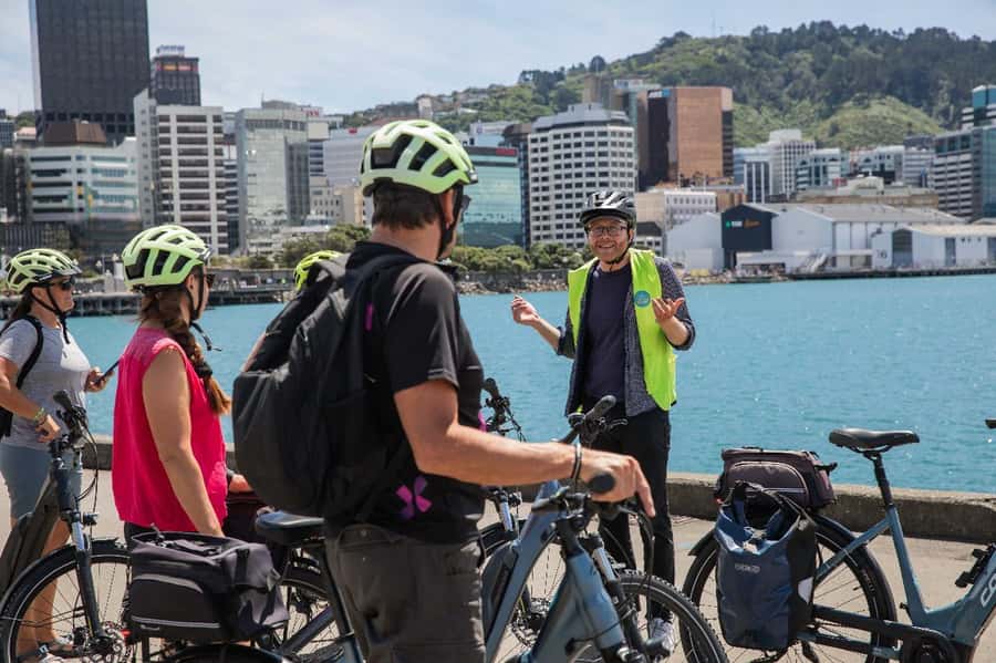 Wellington: Easy Rider Guided eBike Tour - Starting beside Waitangi Park and Chaffers Marina