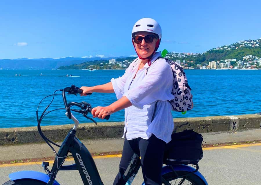 Wellington Electric Bike Rental - Climbing Mt Victoria for the Best City Views